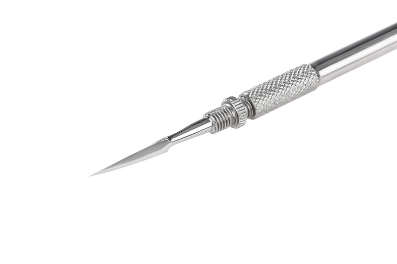 [Australia] - Remos Blackhead and comedone Acne Extractor with fine Gouge, Stainless, 11.5 cm With gouge and loop 