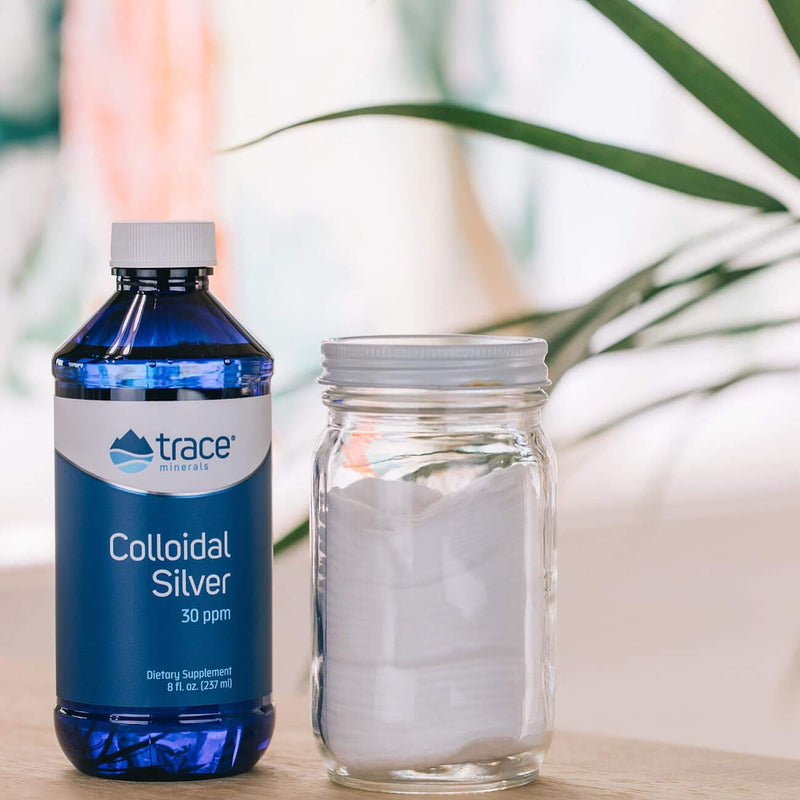 [Australia] - Trace Minerals Research Vegan Colloidal Silver Spray, Bio-Active Silver Hydrosol Liquid Mineral Supplement, Certified Organic, Natural & Pure, 30 PPM, 4 fl. oz, - CLSSP01 
