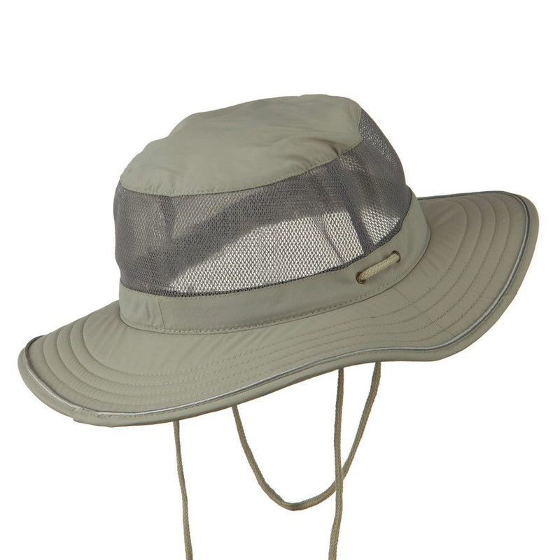 [Australia] - e4Hats.com Big Size Talson UV Mesh Bucket Hat XX-Large-3X-Large Grey 