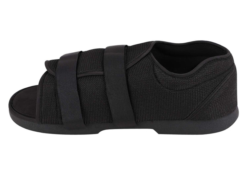 [Australia] - Post-op Shoe Plaster Cast Shoe Open Toe After Surgical Bandage Walking Protection Orthopedics Trauma Recovery Foot Walker Cast Cover Shoe X-Large Black 