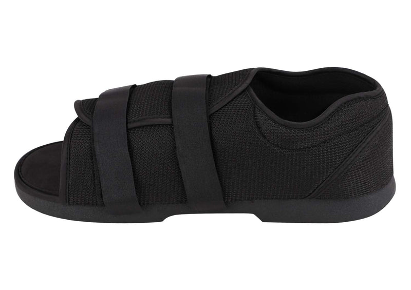 [Australia] - Post-op Shoe Plaster Cast Shoe Open Toe After Surgical Bandage Walking Protection Orthopedics Trauma Recovery Foot Walker Cast Cover Shoe Large Black 