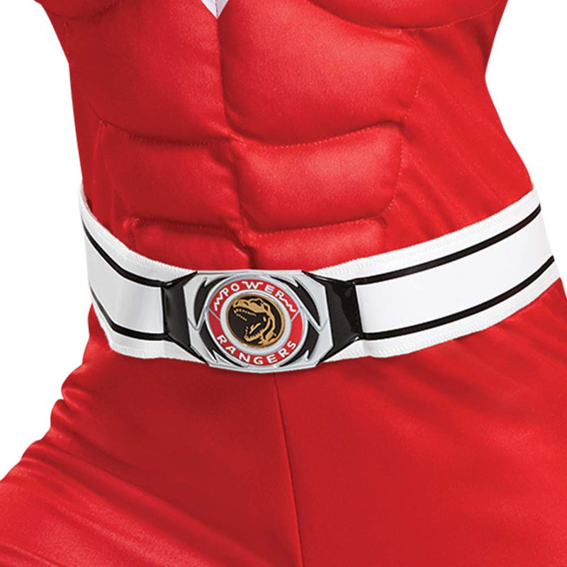 [Australia] - Disguise Red Ranger Classic Muscle Child Costume, Red, Size/(4-6) Small (4-6) 