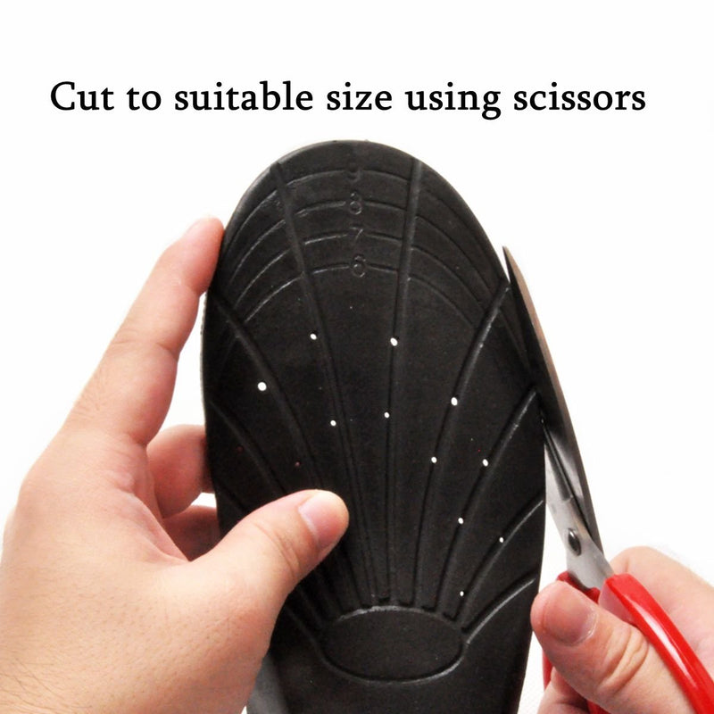 [Australia] - Shoe Insoles, Memory Foam Insoles, Providing Excellent Shock Absorption and Cushioning for Feet Relief, Comfortable Insoles for Men and Women for Everyday Use, S [US : 4.5-6.5] Black S [US : 4.5-6.5] 