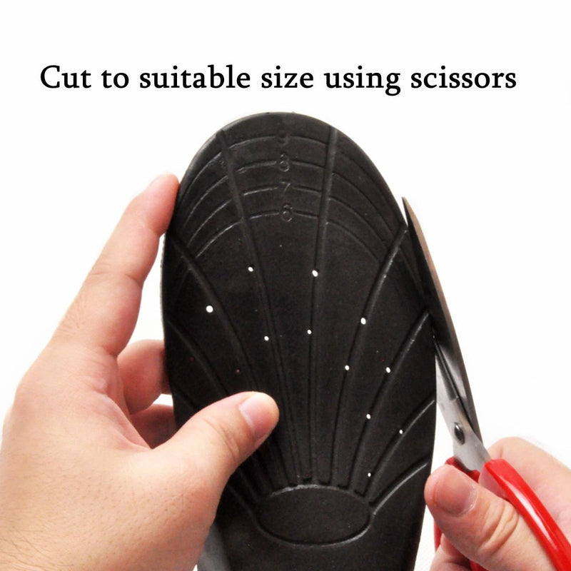 [Australia] - Shoe Insoles, Memory Foam Insoles, Providing Excellent Shock Absorption and Cushioning for Feet Relief, Comfortable Insoles for Men and Women for Everyday Use, M [US M: 6-9/W: 7-11] Black M [US M: 6-9/W: 7-11] 