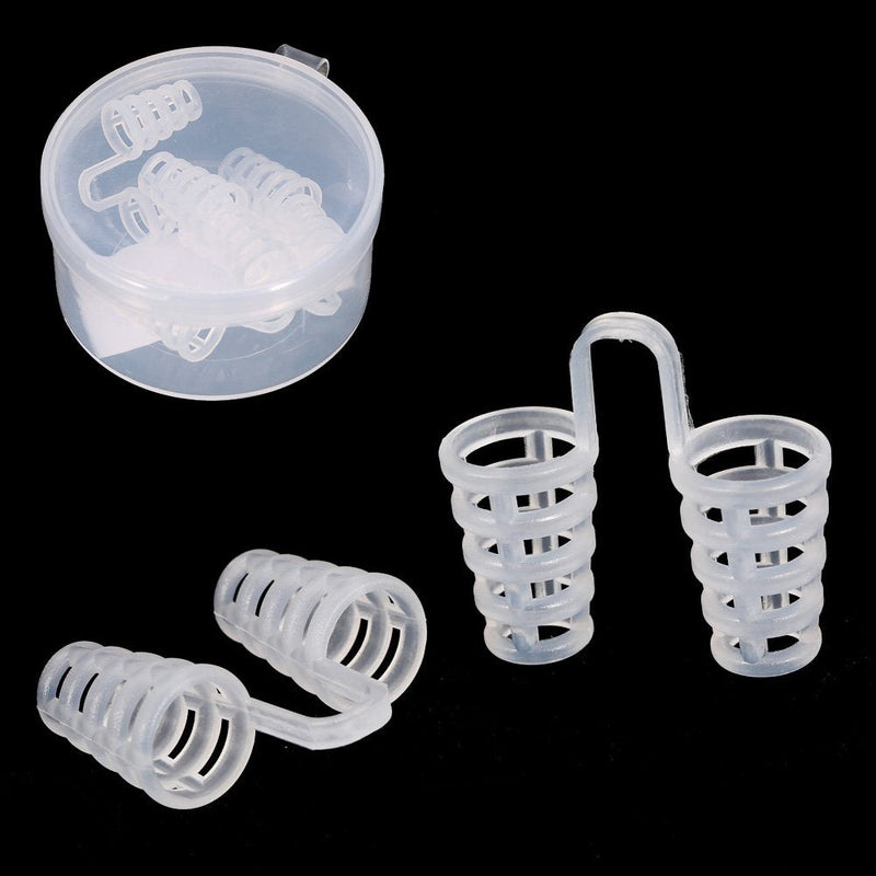 [Australia] - Fournyaa Snoring Stopper, Snoring Clip, Nose Cones, Hollowed-out 4PCS for Smoothly Breath Sleep Anti-snore Device Sleeping Aid Stopper 