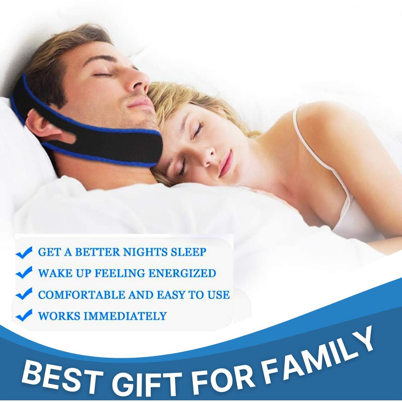 [Australia] - Orapink Anti Snoring Chin Strap, Breathable Adjustable Anti-Snoring Stop Snoring Chin Strap, Neoprene Anti-Snoring Stop Snoring Chin Strap, Anti Apnea, Suitable For Men Women And Kid 