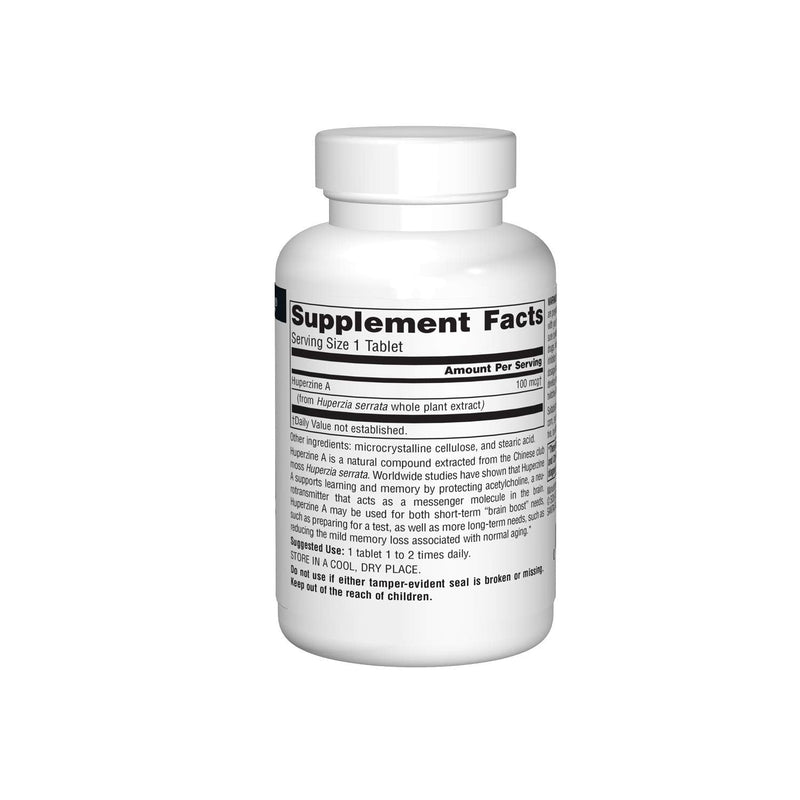 [Australia] - Source Naturals Huperzine A 100mcg, for Learning and Memory, 120 Tablets 