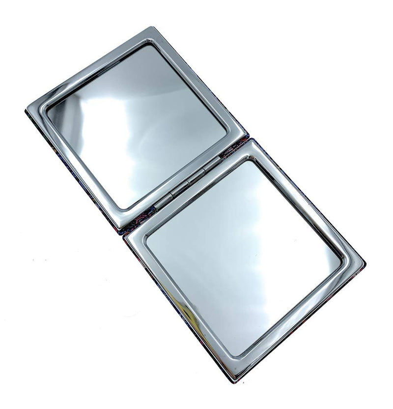 [Australia] - Value Arts Purse Compact Travel Makeup Mirror and Magnification, Chesapeake Crab, 2.8 Inches Square 