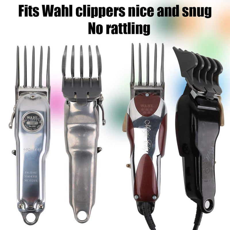 [Australia] - Professional Hair Clipper Combs Guides, Hair Clipper Guards 1 & 1/4 Inch 1 & 1/2 Inch 2 Inch Mega No.16 No.12 No.10 Fits Most Wahl Clippers 