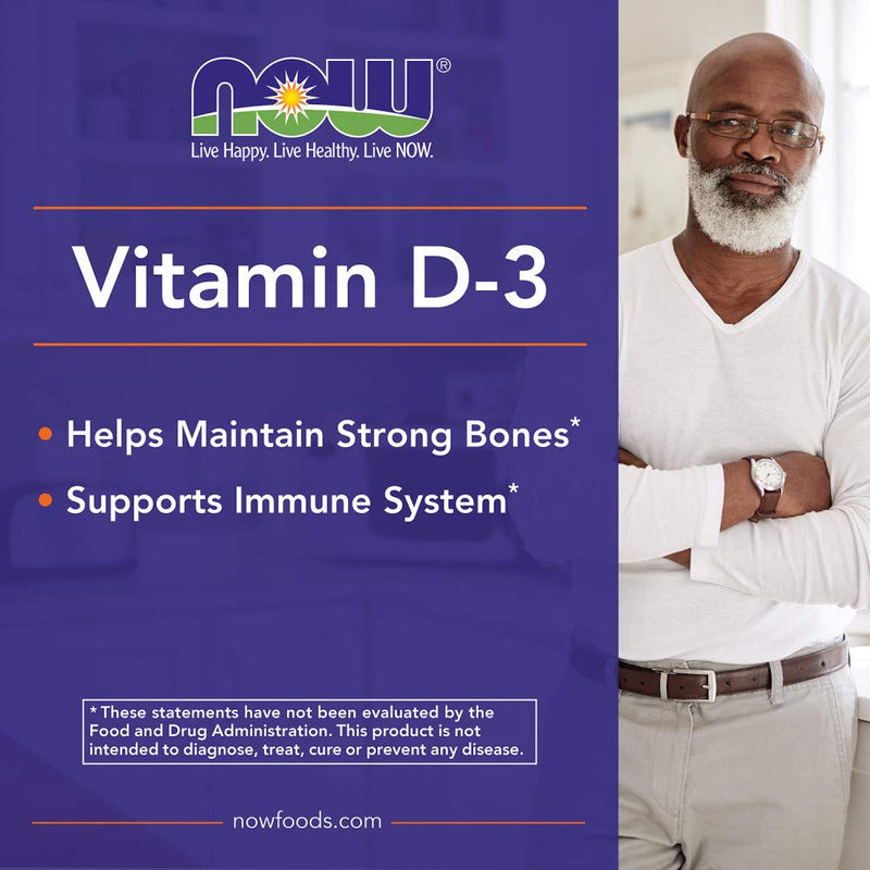 [Australia] - Now Foods Vitamin D3 5,000 IU, 240 softgels (Pack of 2) 