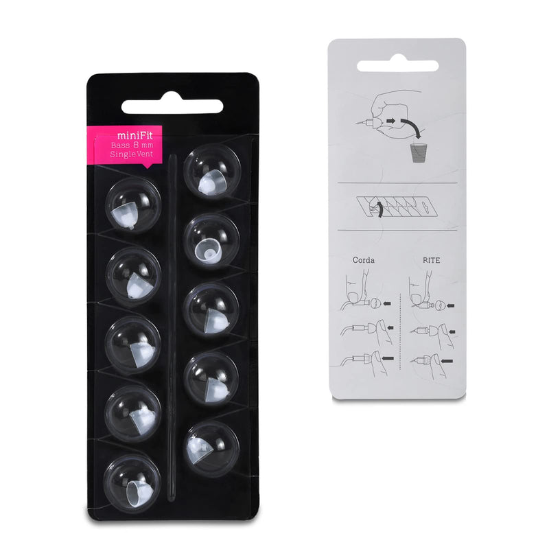 [Australia] - Hearing Aid Domes for Oticon Replacements,Oticon Minifit Single Vent Bass Domes (8 mm/3 Pack）,Universal Domes for Oticon Hearing Aid Supplies 