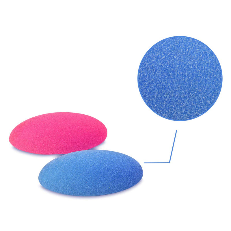 [Australia] - Foot Scrubber Sponge Buffer Pad Callus Remover for Feet, Heel Scrub Pedicure File Stone Exfoliator Tools for Dead Skin Removal 2Pcs 