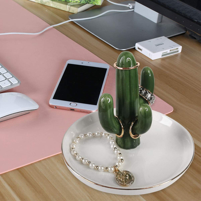 [Australia] - AUTOARK Cactus Ring Holder Jewelry Tray,Desktop Jewelry Display Organizer,Office & Home Decor,Wedding Birthday,AJ-206 