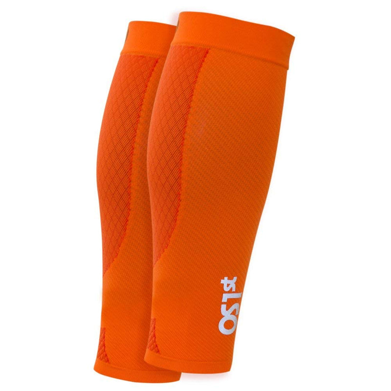 [Australia] - OS1st CS6 Compression Leg Sleeves (Two Performance Calf Sleeves) Relieve shin splints, Reduce Muscle Cramps, Improve Circulation and Enhance Recovery Orange Medium 