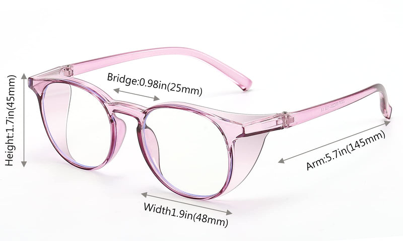 [Australia] - Outray 2 Pack Reading Safety Glasses for Women Men Readers Bifocal Computer Reading Glasses Goggles 2.00 Purple+tortoise 