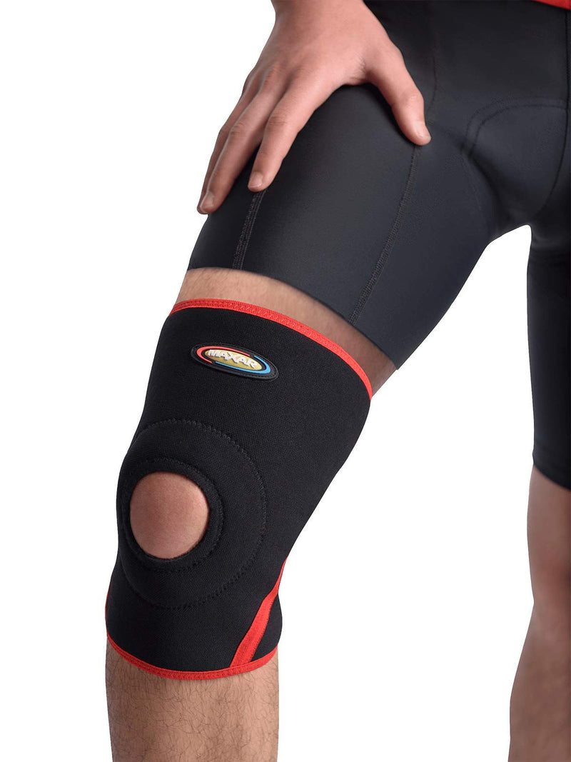 [Australia] - MAXAR Airprene Bio-Magnetic Knee Sleeve Compression Brace for Men & Women BMK-219 Black X-Large 