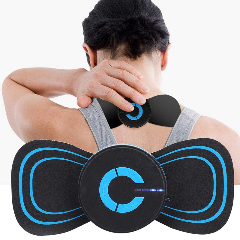 [Australia] - Electric Neck Massager,mini neck massager,6 Modes and 6 Gears Massage Intensities,cervical massage pads EMS muscle stimulator to relieve pressure of the whole body 