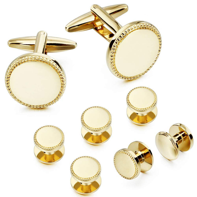 [Australia] - HAWSON Shinny Cufflinks and Studs Set for Men 401431 