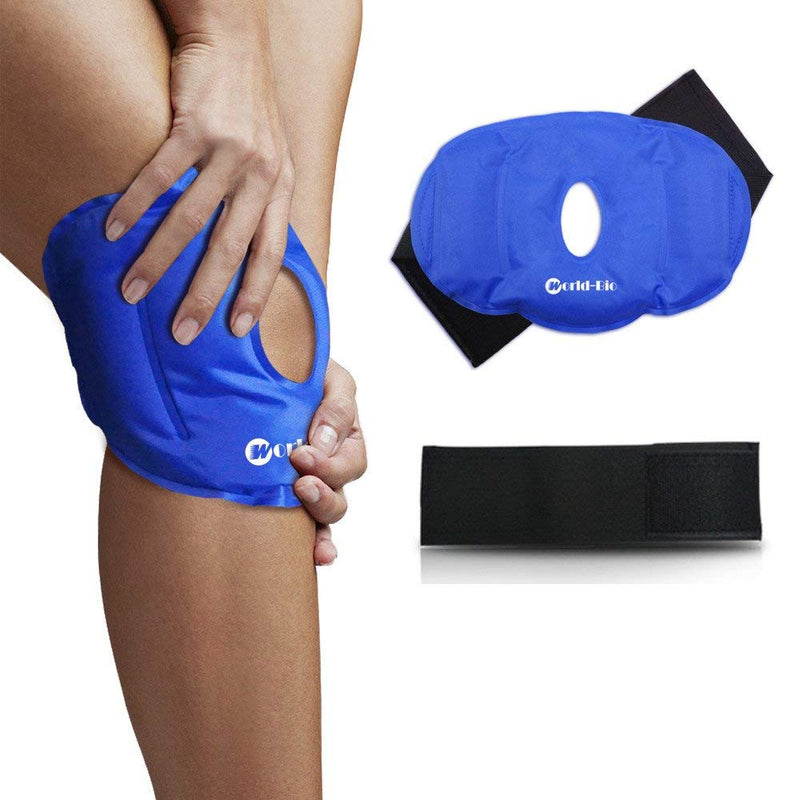 [Australia] - Ice Pack for Knee Reusable Gel Hot Cold Pack for Knee Replacement Surgery, Fast Pain Relief Ice Packs for Swelling, Sports Injury, Bursitis, Arthritis, Joint Pain - (9.8'' x 6.5'') 9.8'' x 6.5'' 