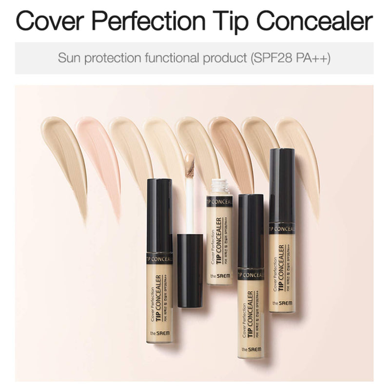 [Australia] - [the SAEM] Cover Perfection Tip Concealer SPF28 PA++ 6.5g # Brightener 