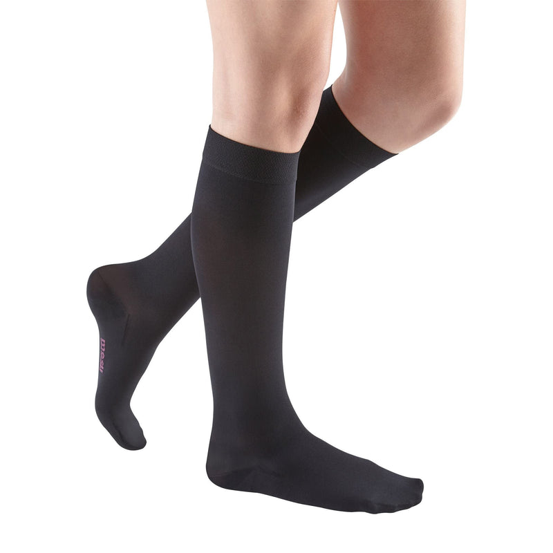[Australia] - mediven Comfort for Women, 30-40 mmHg, Calf High, Closed Toe - Ebony, III, Standard 3 