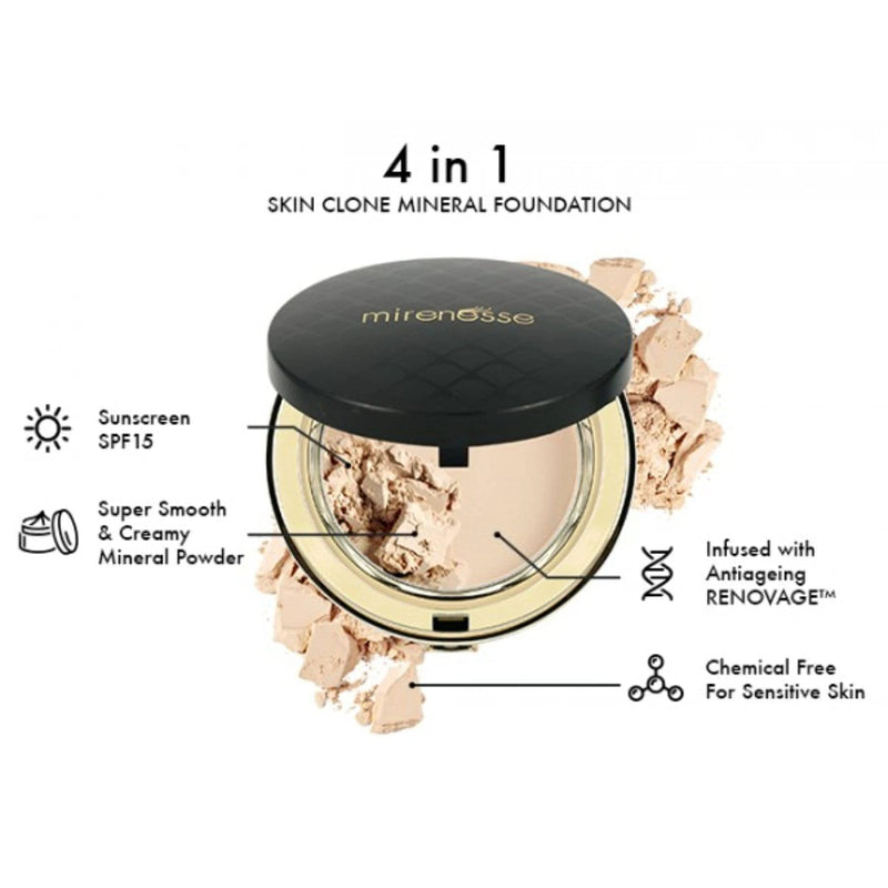 [Australia] - Skin Clone Mineral Powder Foundation Spf15 Full Cover 21. Vienna 13g / 0.46oz 