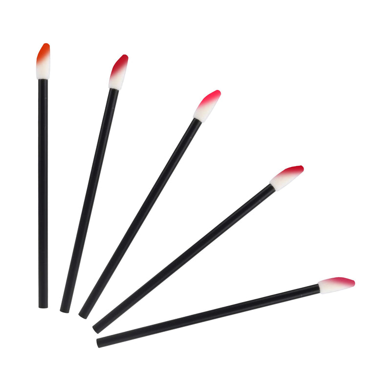 [Australia] - 400PCS Disposable Lip Brushes Lip Gloss Applicators Make Up Brush Lipstick Lip Gloss Wands Makeup Applicators Brushes Applicator Tool Makeup Beauty Tool Kits Disposable Lip Brushes Tool Kits Black 