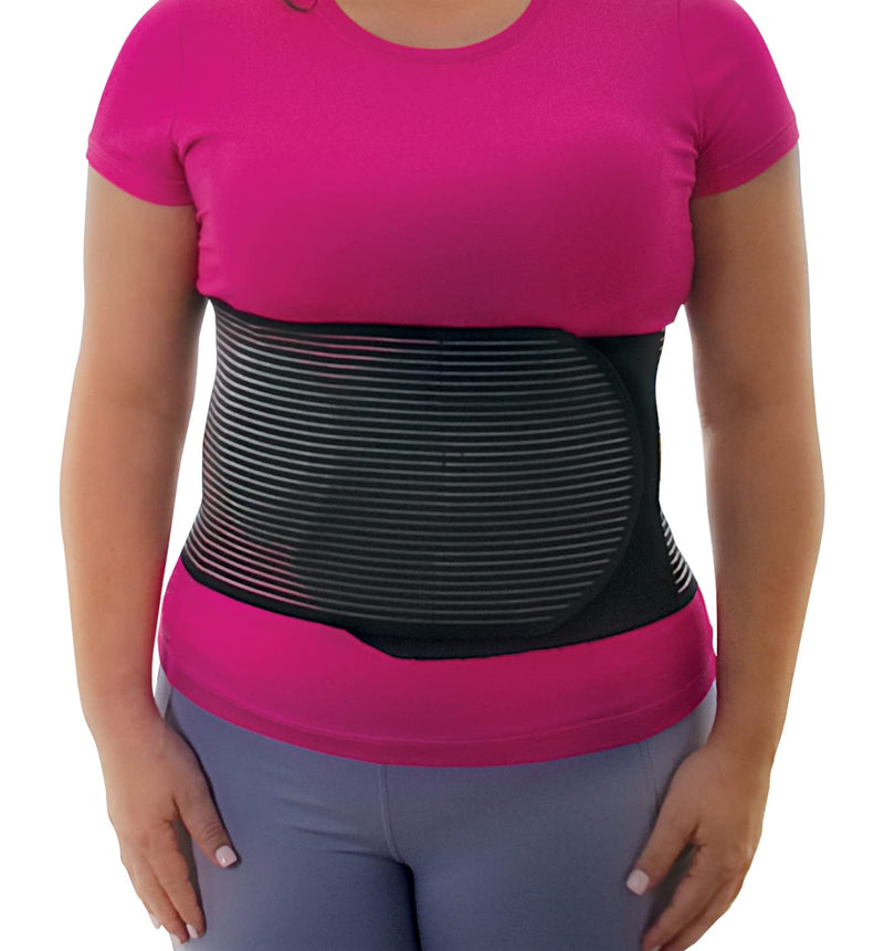 [Australia] - Hernia Belt for Men or Women - Abdominal Binder Lower Waist Support Belt for Umbilical Hernias & Navel Belly Button Hernias with Pad for Inguinal Hernia Stomach Hernia Brace Hernia Truss L/XL 31 - 51" L/XL (37" to 51") 