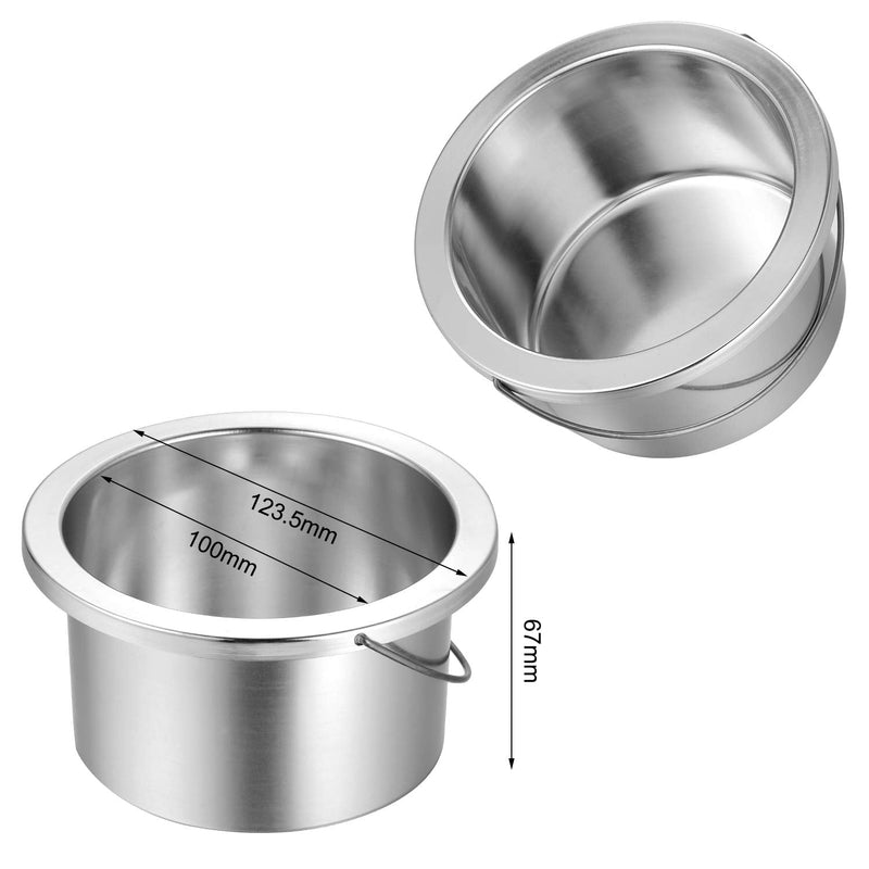 [Australia] - Wax Pot Wax Warmer Replacement Tin Inner Pot Portable Hair Removal Waxing Bowl for 500 ml Hair Remover Machine 