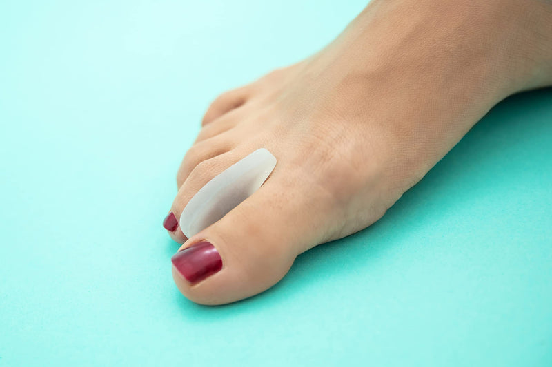 [Australia] - Foot Morning Toe Separator for Bunions, 1 Pair of Soft Gel Toe Separators for Over-Lapping Toes, Bunion Pain Relief Toe Straightener by Foot Morning (Medium) Medium 