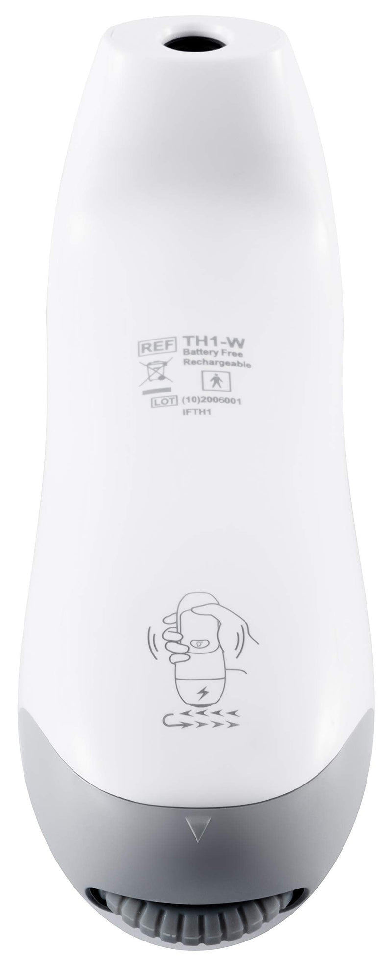 [Australia] - Ozeri Kinetic Non-Contact Forehead Thermometer with Battery-Free Infrared Technology White 
