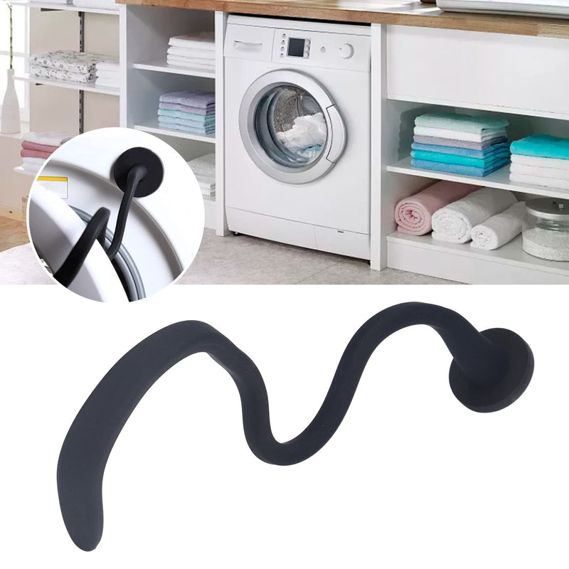 [Australia] - Oreilet Front Load Washer Door Prop, Magnetic Washing Machine Door Prop Holder Stopper, Keep Washer Door Open, Flexible Dryer Door Prop Universal for Drum Washing Machine(black) Black 