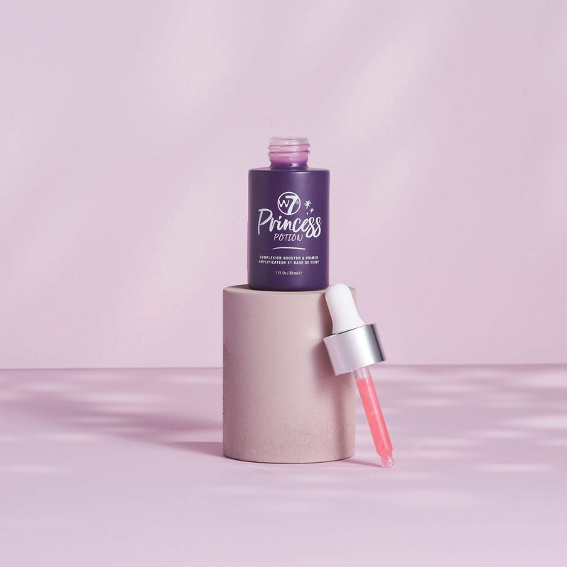 [Australia] - W7 Princess Potion Face Primer Drops - Purple Makeup Base Priming Formula For Flawless, Bright Skin - Vegan Makeup 