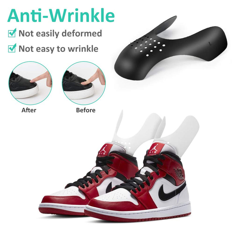 [Australia] - 4 Pairs Anti-Wrinkle Shoes Crease Protectors Toe Box Decreaser, Sneaker Shoes Crease Guards for Men's 7-12/ Women's 5-8 