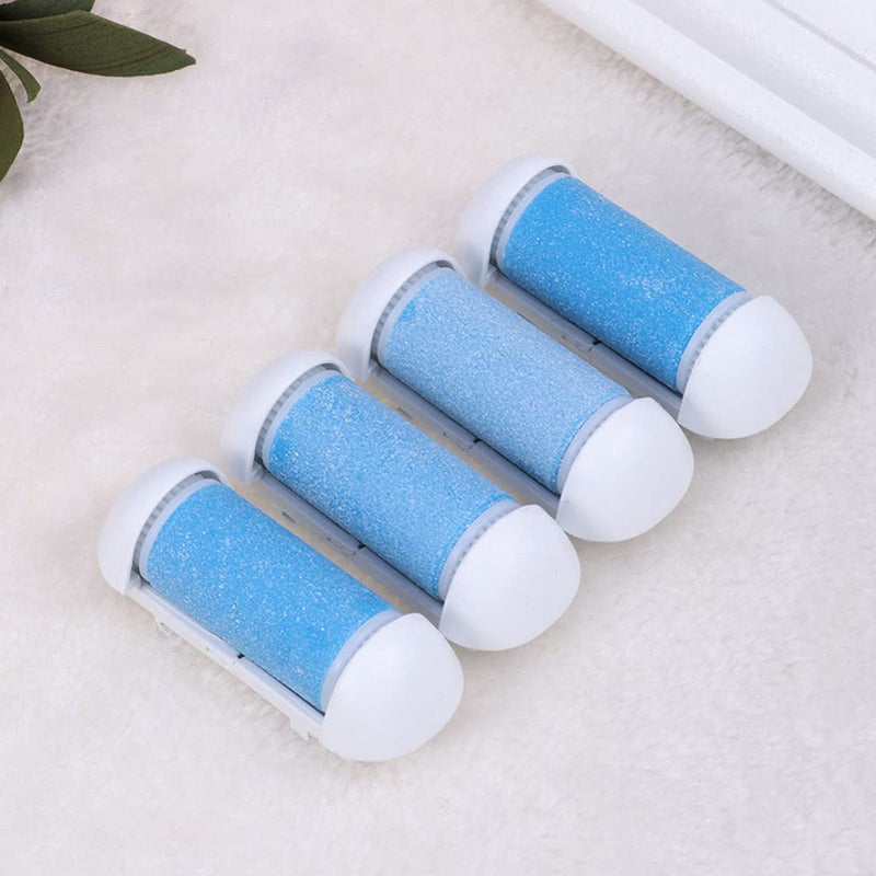 [Australia] - Lurrose 12pcs Foot File Replacement Roller Coarse Roller Refill Heads for Electronic Callus Remover Pedicure File Tool Blue 