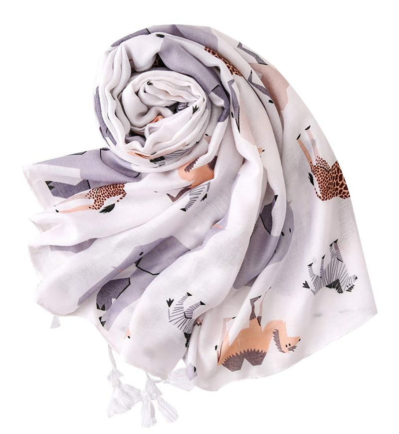 [Australia] - FAIRYGATE Scarf Women Long Winter Spring Soft Warm Scarves for Women Ladies with Tassel Shawls Wraps L 17228 