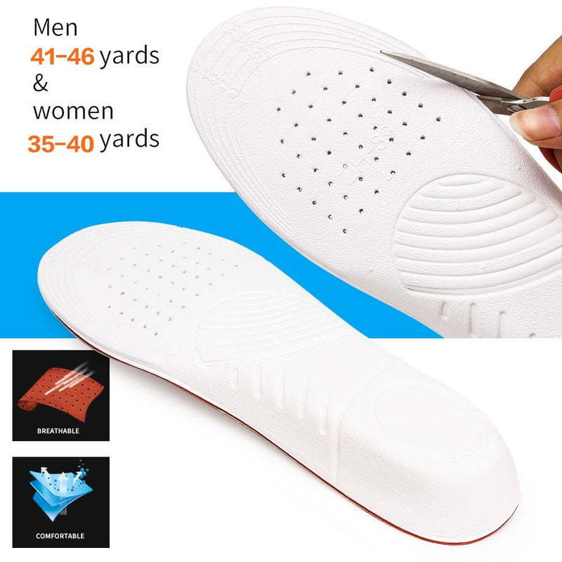 [Australia] - Height Increase Insole 3.5cm Breathable High Full Shoe Insoles Shoe Inserts Cushion Pads Lift Kits Elevator Insoles for Women US4-7 US 4-7 