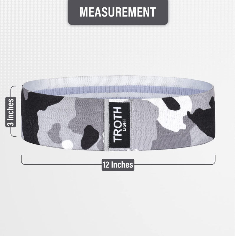 [Australia] - TROTH Resistance Bands Set Men, Exercise Bands Resistance for Women, Physio Bands, Stretch Bands for Exercise, Gym Bands for Strength Training, Loop Bands for Stretching, Pilates & Pull Up Workout Gray, Black, Camouflage 