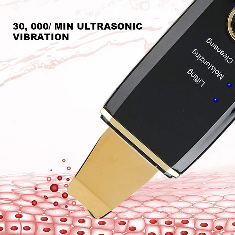 [Australia] - Skin Cleaning Device, 3 In 1 Ultrasonic Peeling Face Pore Cleaner, Skin Scrubber Ultrasound, Skin Cleaner Ultrasonic Pore Cleaner For For Face Cleaning And Care 