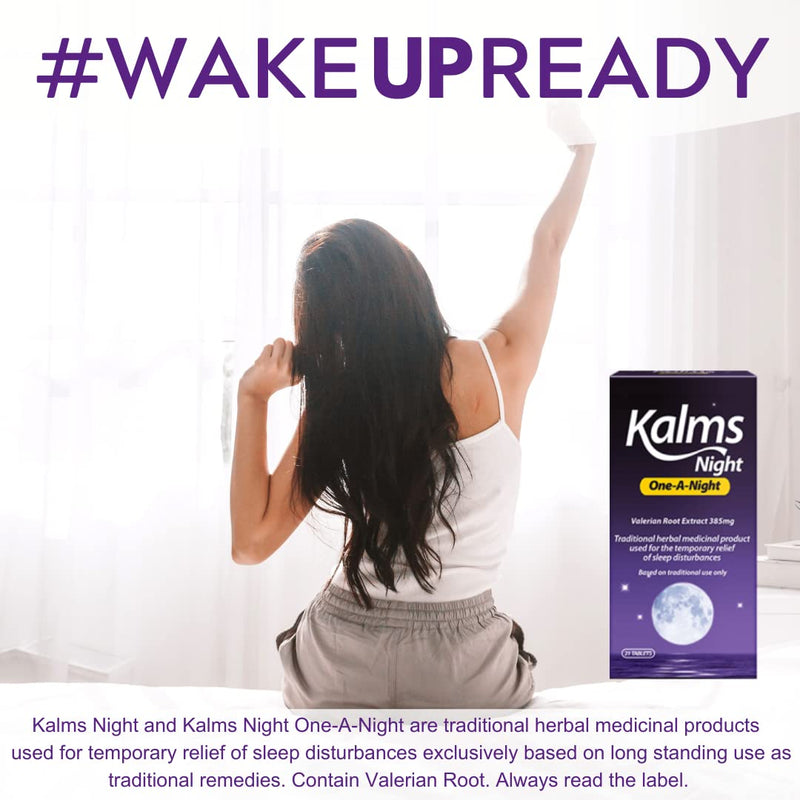 [Australia] - Kalms Night One-a-Night 21 Tablets - Traditional Herbal Medicinal product used for the temporary relief of sleep disturbances. One tablet a night dose. 