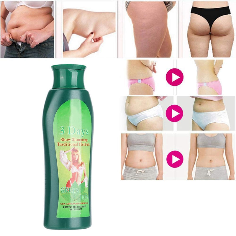 [Australia] - 200ML Anti Cellulite Cream, Herbal Green Tea Body Slimming Firming Cream Waist Abdomen Thigh Tightening Cream for Body care and weight loss. 