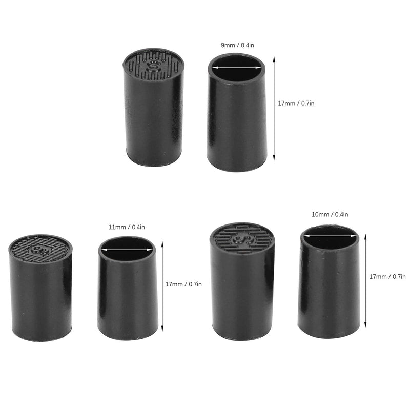 [Australia] - Pssopp 10 Pairs High Heel Tip Caps Black High Heel Tip Protector CPU Polyurethane Shoes Repairing Replacement Kits(10mm) 10mm 