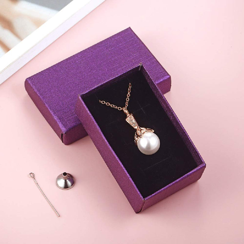 [Australia] - Muyuer Pearl Urn Necklace Pendant Hold Cremation Ashes Keepsake Memorial Jewelry Rose Gold 