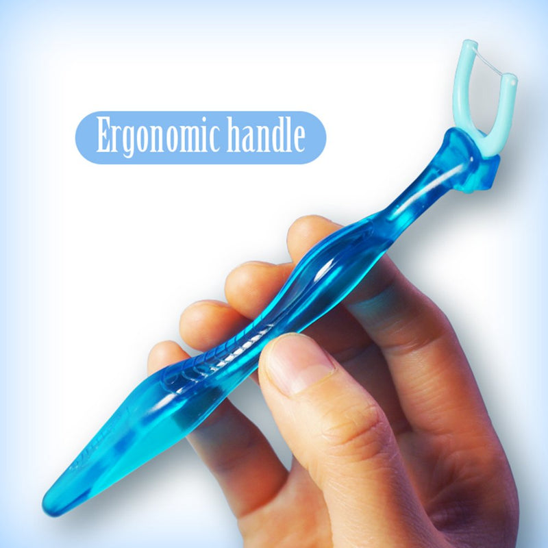 [Australia] - T.Smile 3rd Generation Dental Flosser 1 Handle + 100 Extra Strength Floss Heads, Evolutionary Clean(Pack of 1) 101 Count (Pack of 1) 