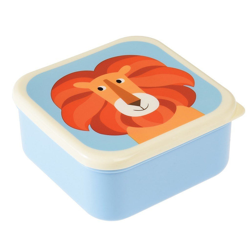 [Australia] - Children's Reusable BPA Free Snack Boxes (Set of 3) - Choice of Design (Colourful Creatures) Colourful Creatures 