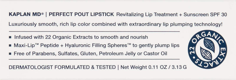 [Australia] - Perfect Pout Lipstick - Revitalizing Treatment + SPF 30 Sunscreen (Shade: Santa Monica) 