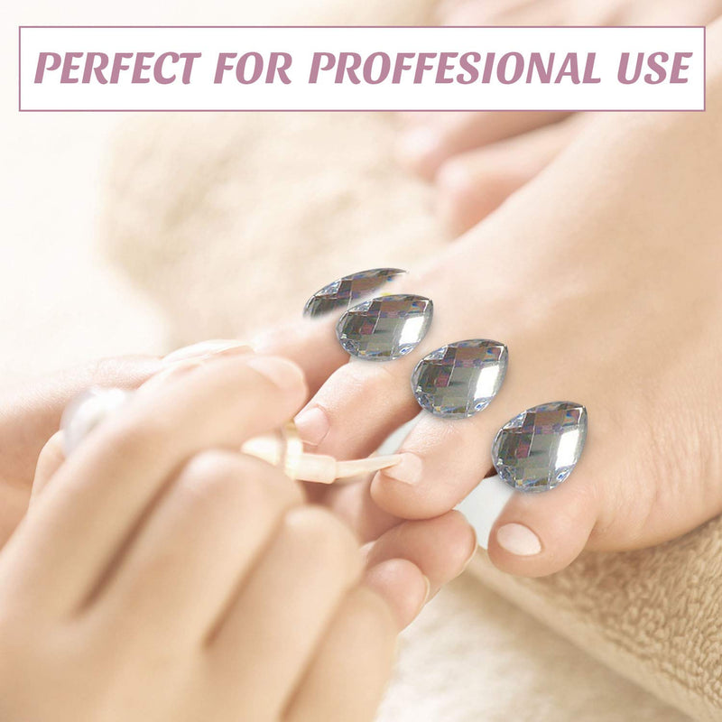 [Australia] - Toe Separators for Nail Polish Pedicure - 8 x Spacers, Stretchers, Spreaders, Polish Guards - Toe Spacers for Feet - (Diamond) Diamond 