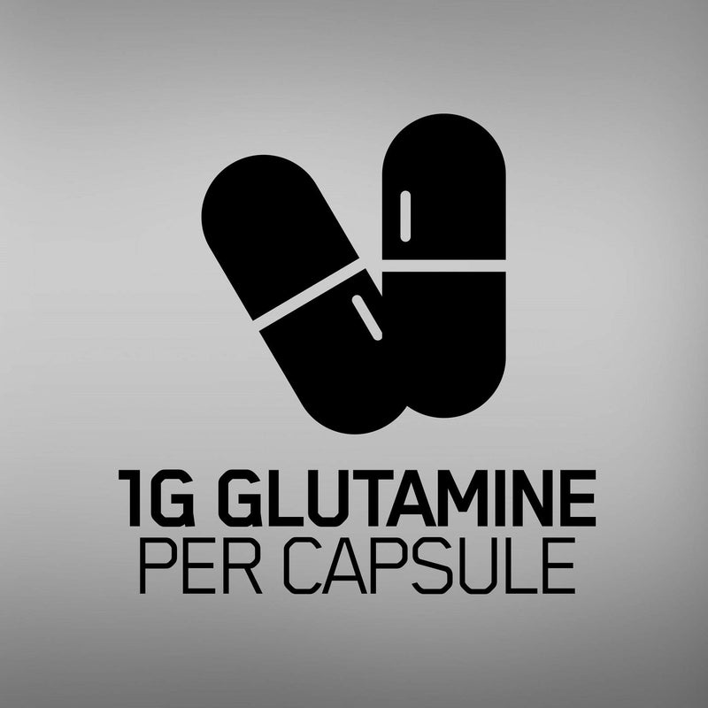 [Australia] - Optimum Nutrition L-Glutamine Muscle Recovery Capsules, 1000mg, 240 Count (Package May Vary) 