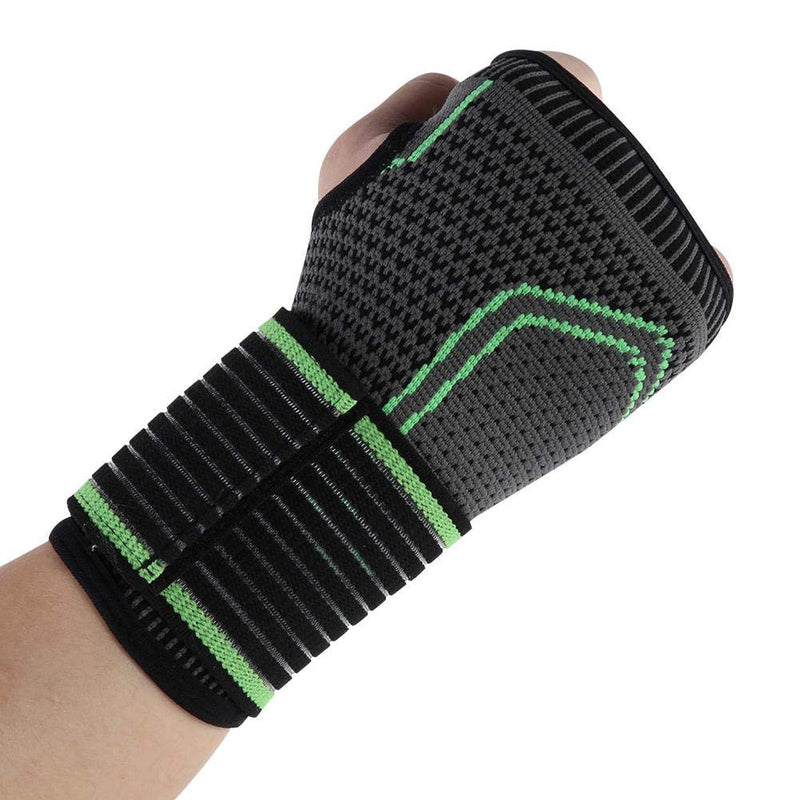 [Australia] - Compression Wrist Brace with Pressure Belt Sport Protection Wristband Knitting Pressurized Wrist and Palm Brace Bandage Support Compression Relieve Wrist Pain and Recovery Medium 