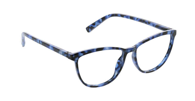 [Australia] - Peepers by PeeperSpecs Women's Blue Light Filtering Glasses - Bengal Navy Tortoise 54.9 Millimeters 1.5 x 